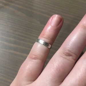 Catbird Silver Tomboy First Knuckle Ring, Sz 3.5